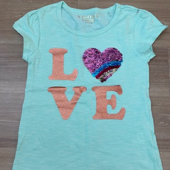 VIGOSS GIRLS 3 PIECE OF DECORATIVE SHORT SLEEVE SHIRTS SET - Picture 3 of 4